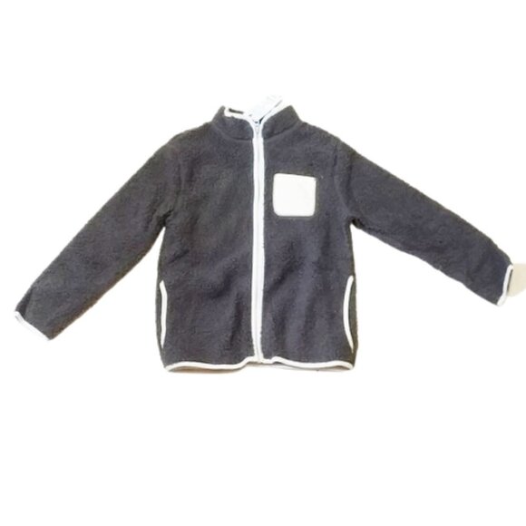 NWT Kids' Sherpa Zip-Up Jacket - Cat & Jack - M - Picture 1 of 6